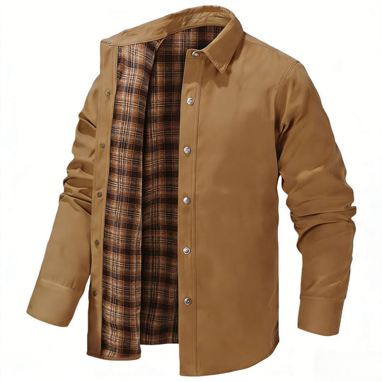 Herren Leichte Übergangsjacke mit modernem Karomuster