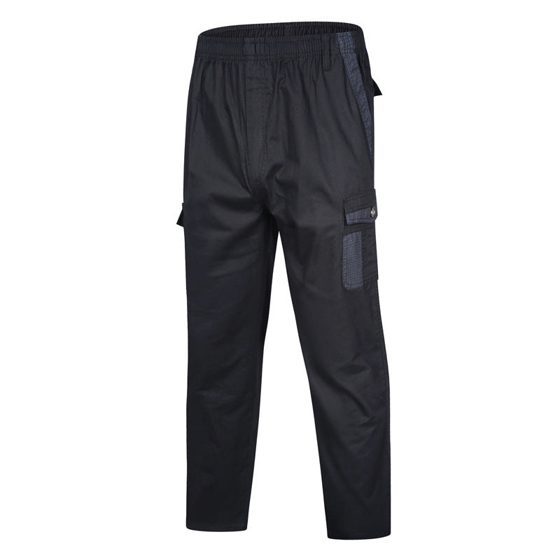 Herren Cargo-Freizeithose mit elastischem Bund, Mehrfach‑Taschen und Mesh‑Einsätzen Shop Nory