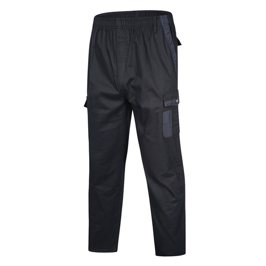 Herren Cargo-Freizeithose mit elastischem Bund, Mehrfach‑Taschen und Mesh‑Einsätzen Shop Nory