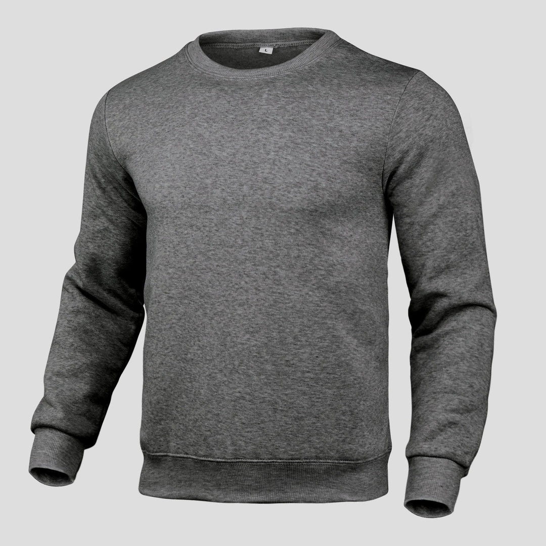 Herren Komfortabler Rundhals-Pullover aus hochwertigem Baumwollmix