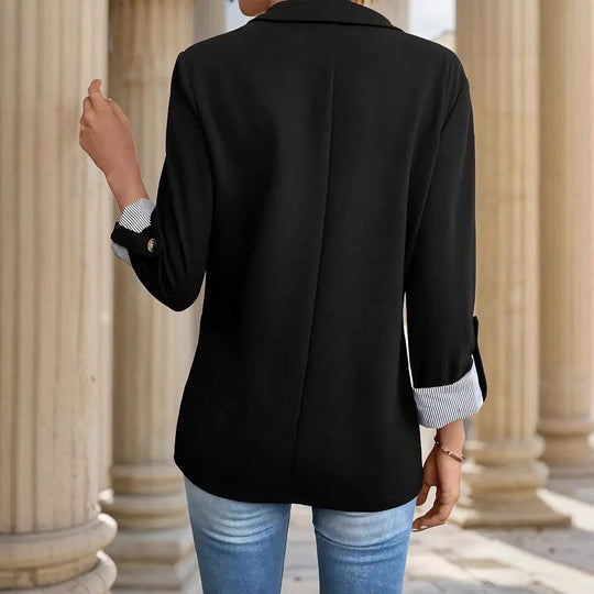 Damen Blazer mit Streifenmuster