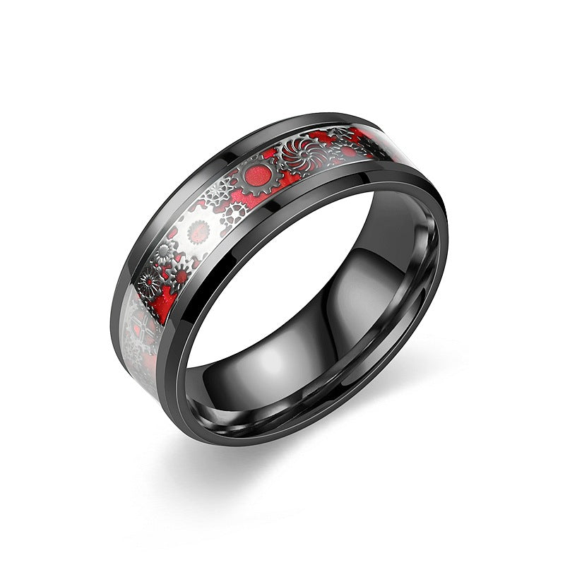 Herren Ring mit kunstvollem Mechanikdesign Shop Nory