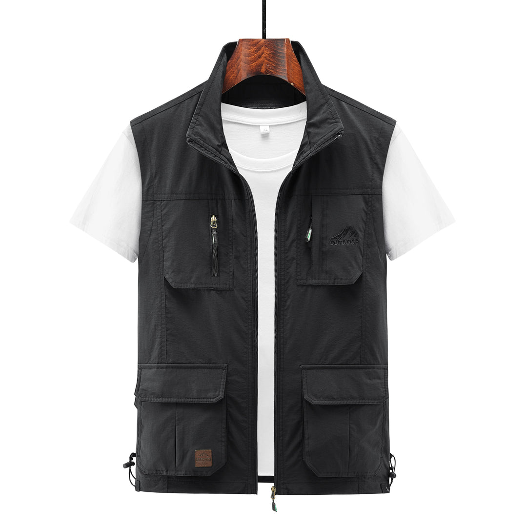 Herren Praktische Multi-Taschen-Weste Shop Nory