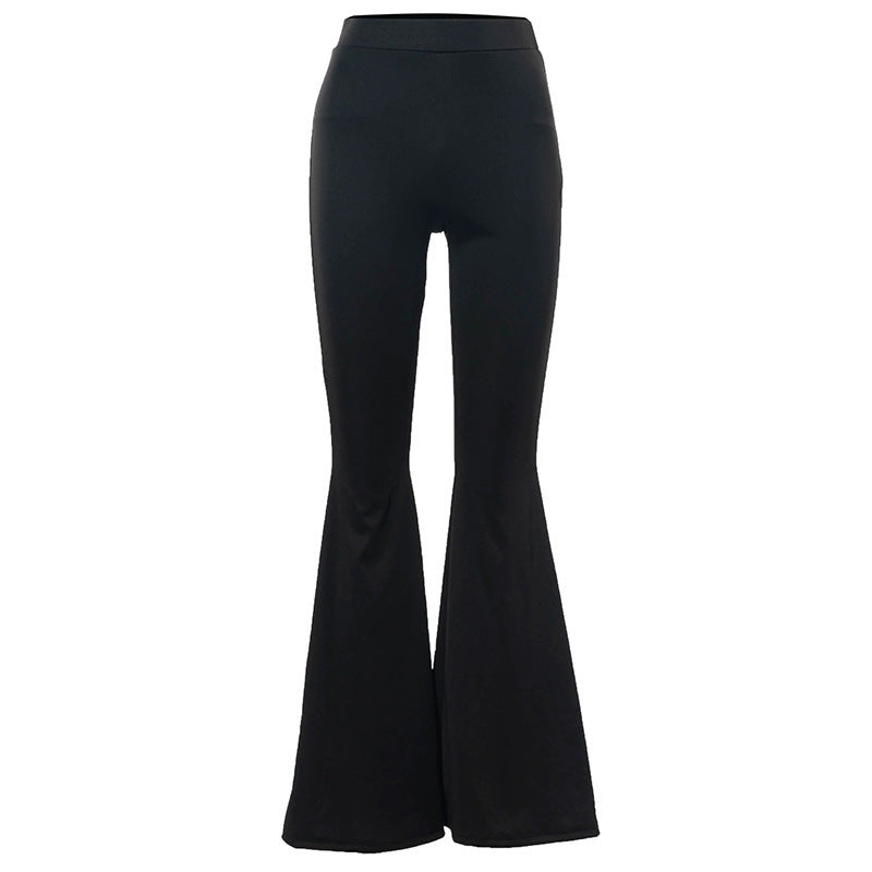 Damen Flared Leggings mit hohem Bund und komfortablem Stretch-Stoff