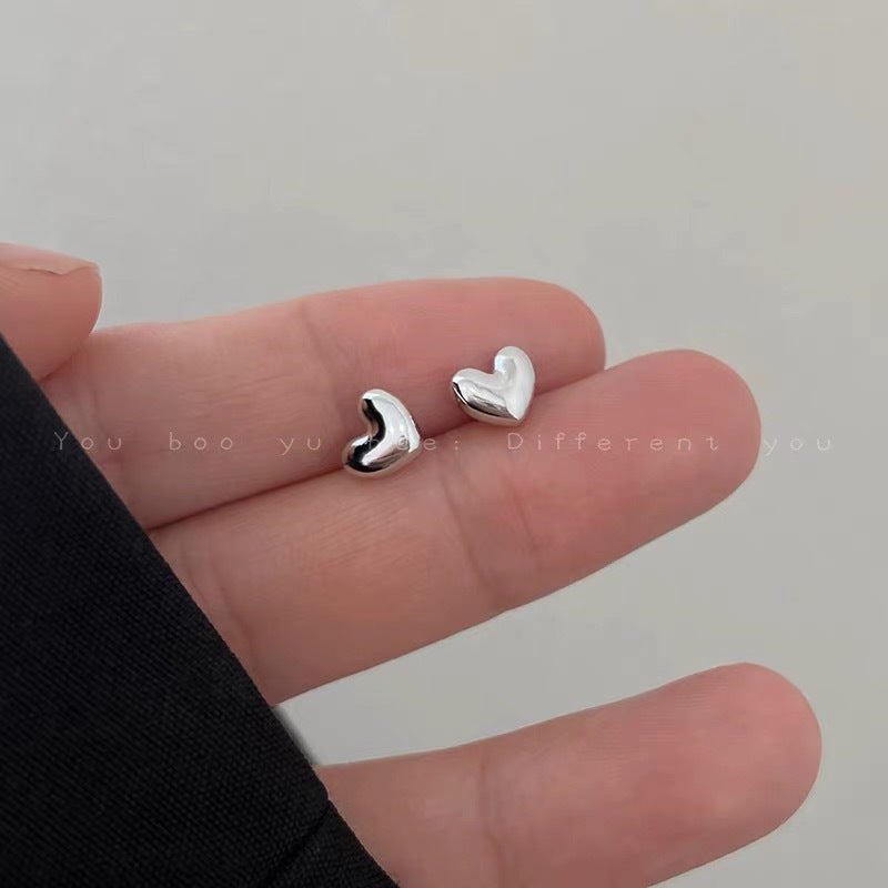 Damen Ohrstecker mit herzförmigem Design Shop Nory