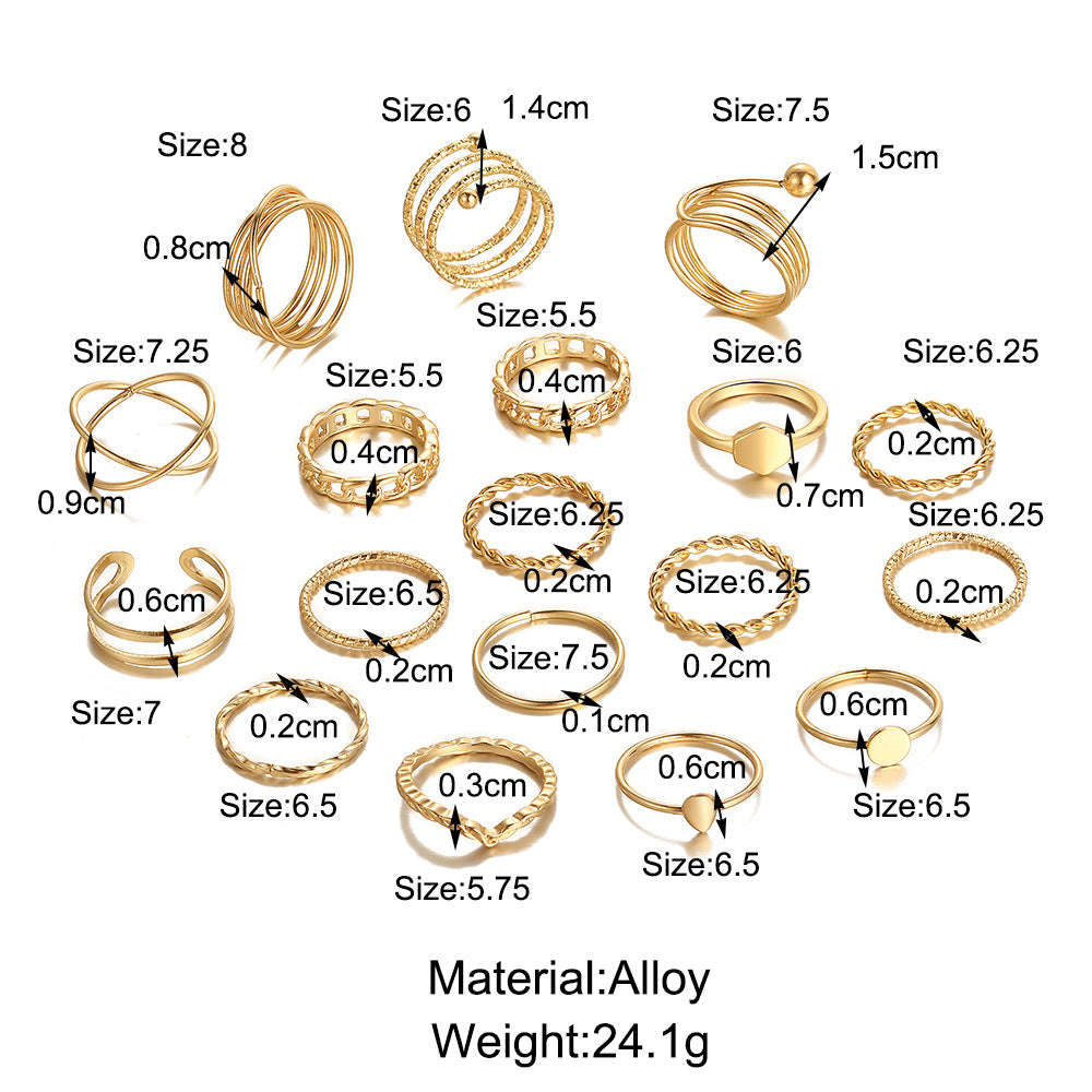Damen Ring-Kollektion mit verschiedenen modernen Designs Shop Nory