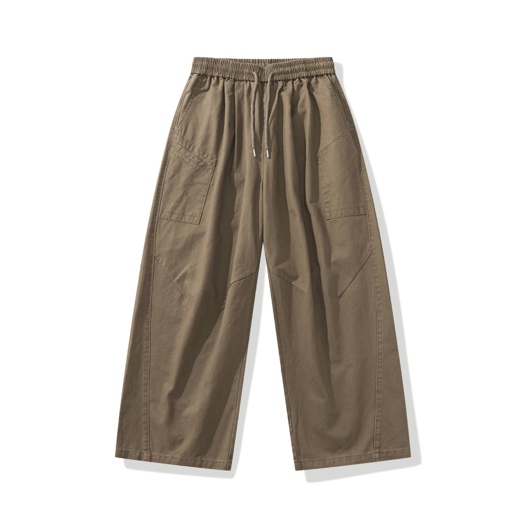 Damen weite Cargo-Hose mit elastischem Bund und Tunnelzug Shop Nory
