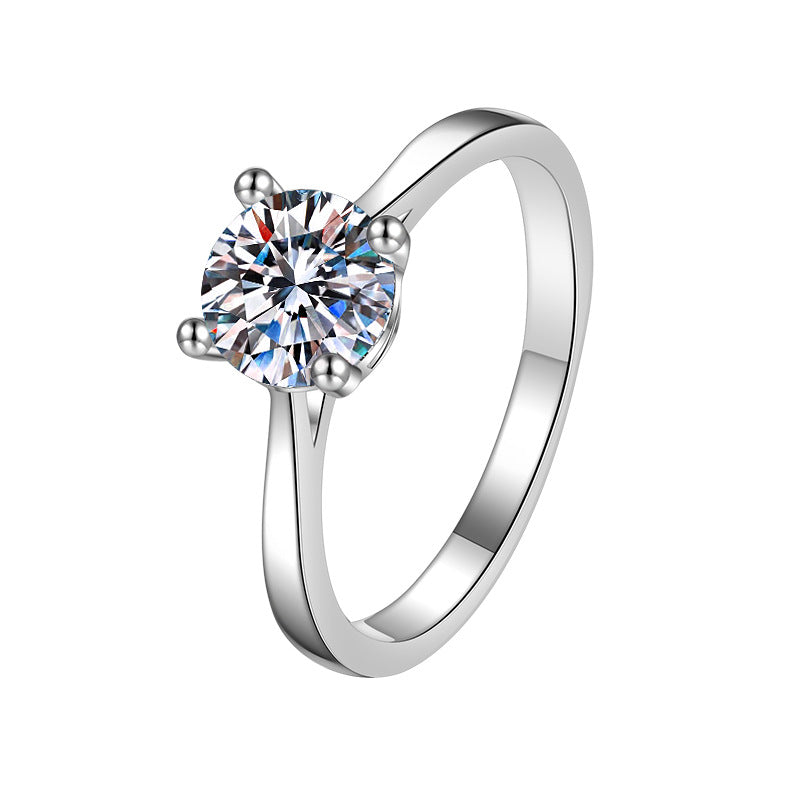 Damen Verlobungsring mit strahlendem Zirkonia Shop Nory