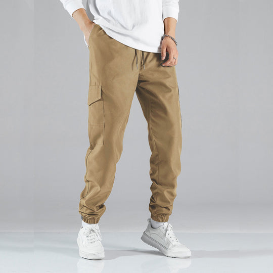 Herren nan Cargo-Jogginghose mit elastischem Tunnelzugbund und aufgesetzten Klappentaschen Shop Nory