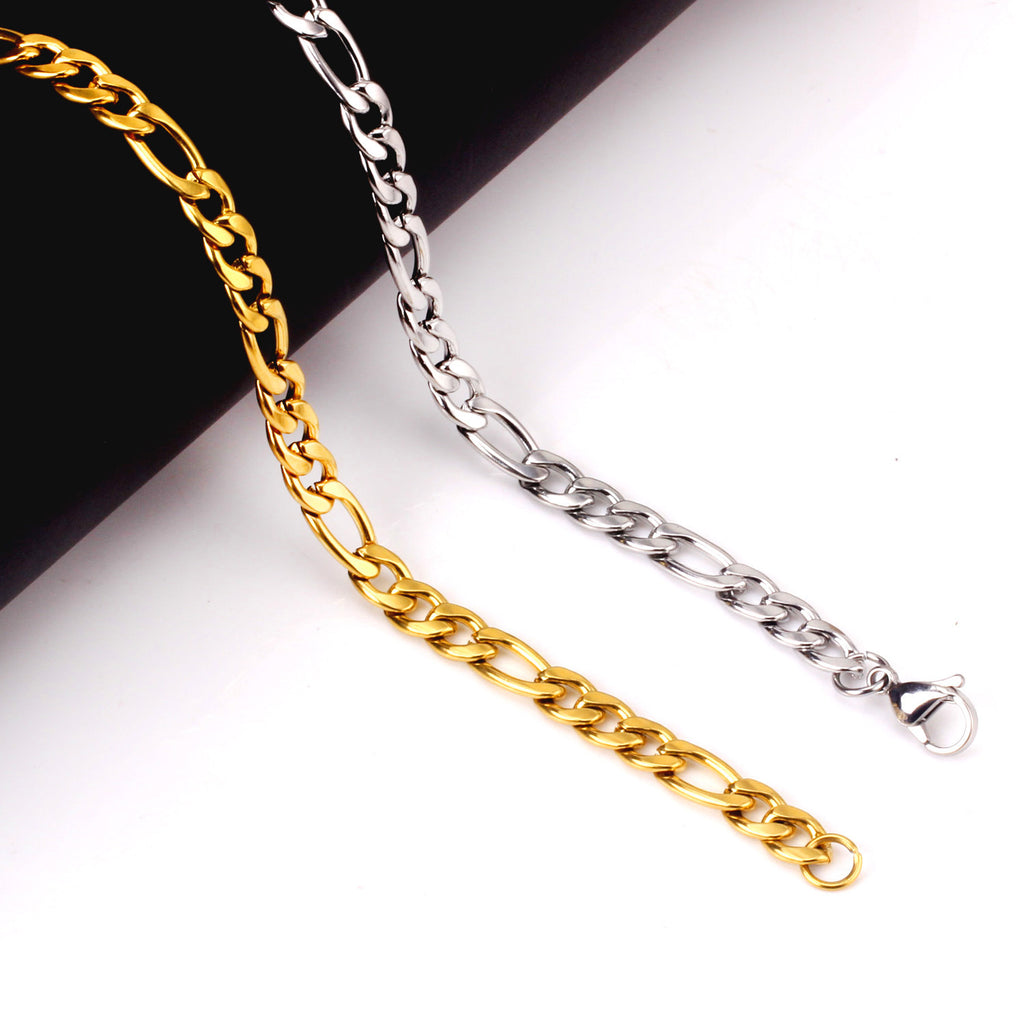 Damen Edelstahl Armband mit elegantem Gliederdesign und luxuriösem Goldüberzug Shop Nory