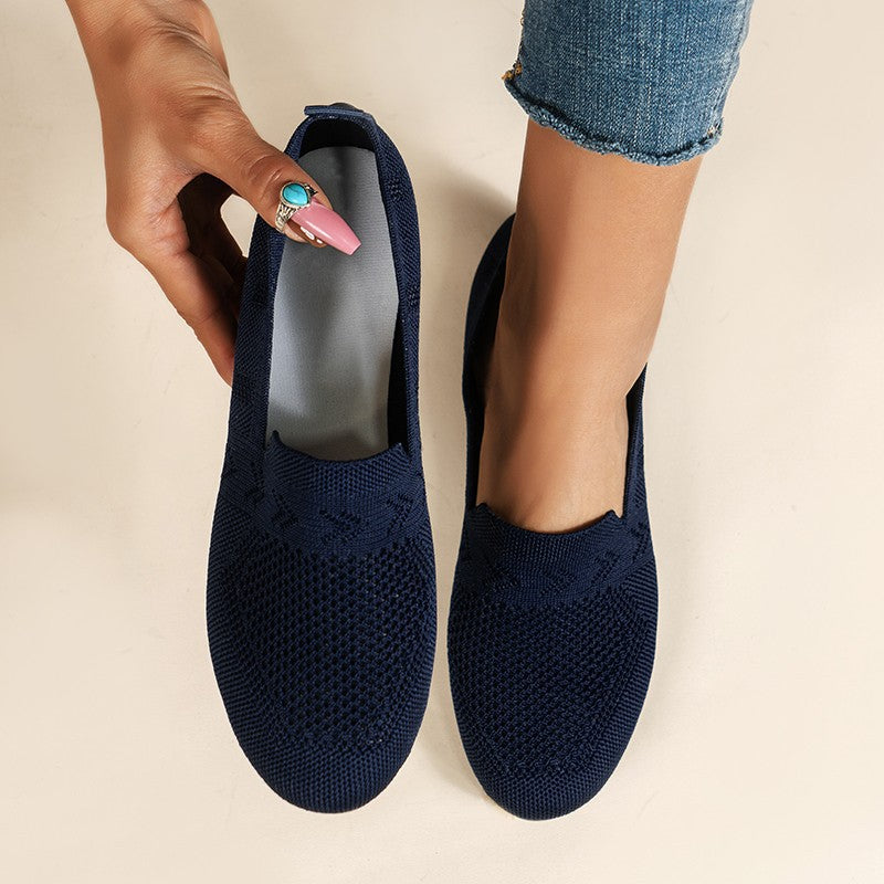 Damen Atmungsaktive und flexible Slip-On Schuhe