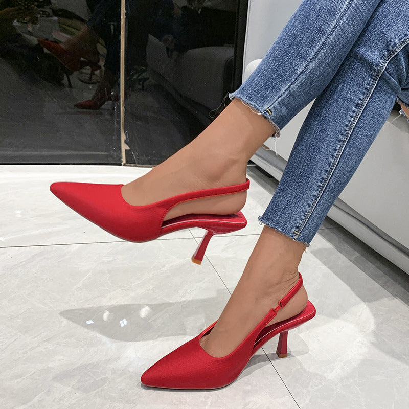 Damen Slingback-Pumps mit spitzem Zehenbereich und elegantem Design Shopnory