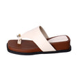 Damen Bequeme Zehentrenner-Sandalen mit modischem Riemendesign und ergonomischer Sohle