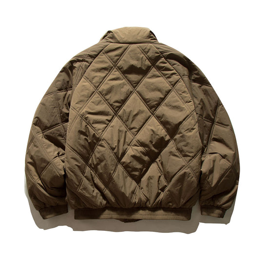 Unisex Boxy‑Steppblouson mit Diamantsteppung und hohem Funnelkragen Shop Nory