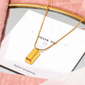 Damen elegante Halskette mit geometrischem Anhänger Shop Nory
