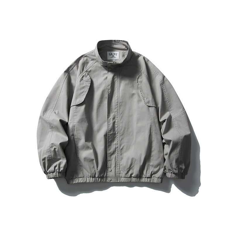 Unisex Boxy-Fieldblouson aus leichtem Ripstop mit verdeckter Reißverschlussblende und elastischem Saum Shop Nory