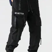 Herren Technische Utility-Cargohose mit Multifachtaschen, verstellbaren Gurtbändern & elastischen Saumbündchen Shop Nory