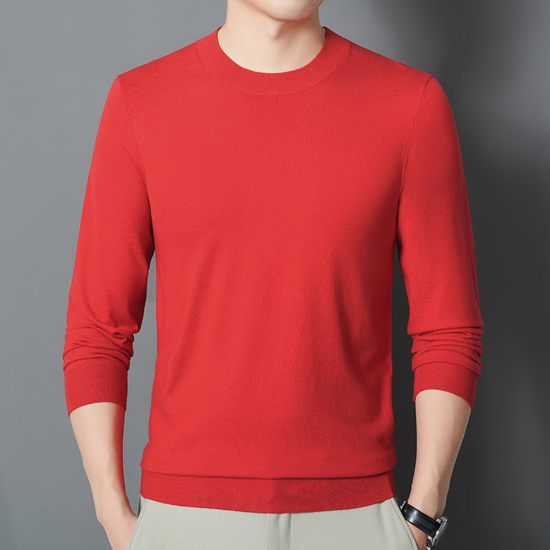 Herren Feiner Rundhalspullover aus Feinstrick mit schmaler Silhouette Shop Nory