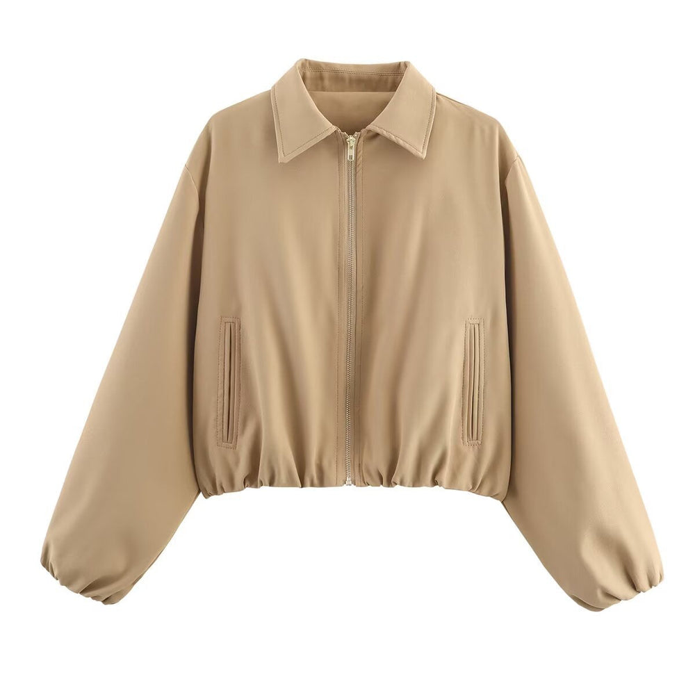 Damen cropped Übergangsjacke