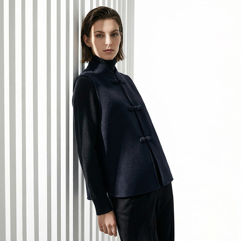 Damen Eleganter Wollmantel Shop Nory