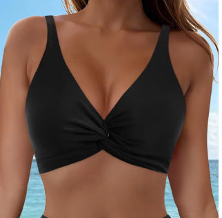Damen Sportliches Bikinioberteil mit Twist-Design