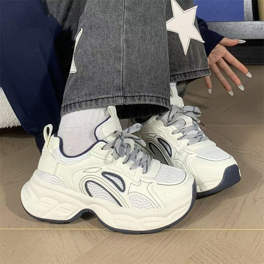 Damen Platform-Sneaker mit atmungsaktivem Mesh und skulptierter Komfortsohle Shop Nory