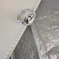 Damen Offener Ring mit verspieltem Design und kunstvoller Struktur Shop Nory