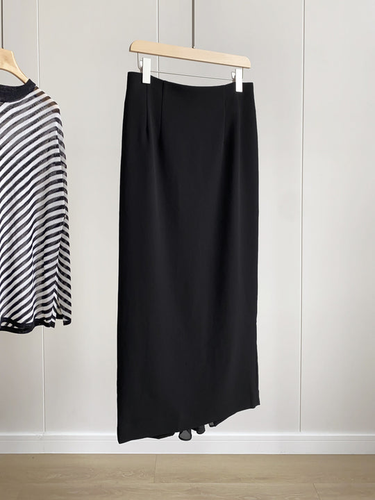 Damen Eleganter Maxirock aus hochwertigem fließendem Material Shop Nory