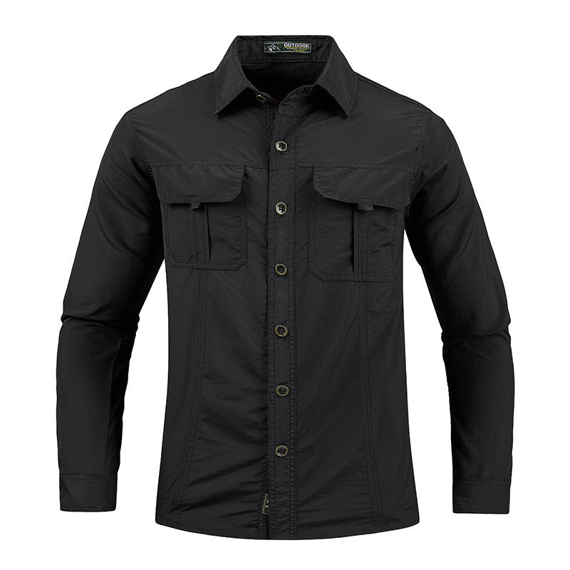 Herren Outdoor-Funktionshemd mit praktischen Taschen