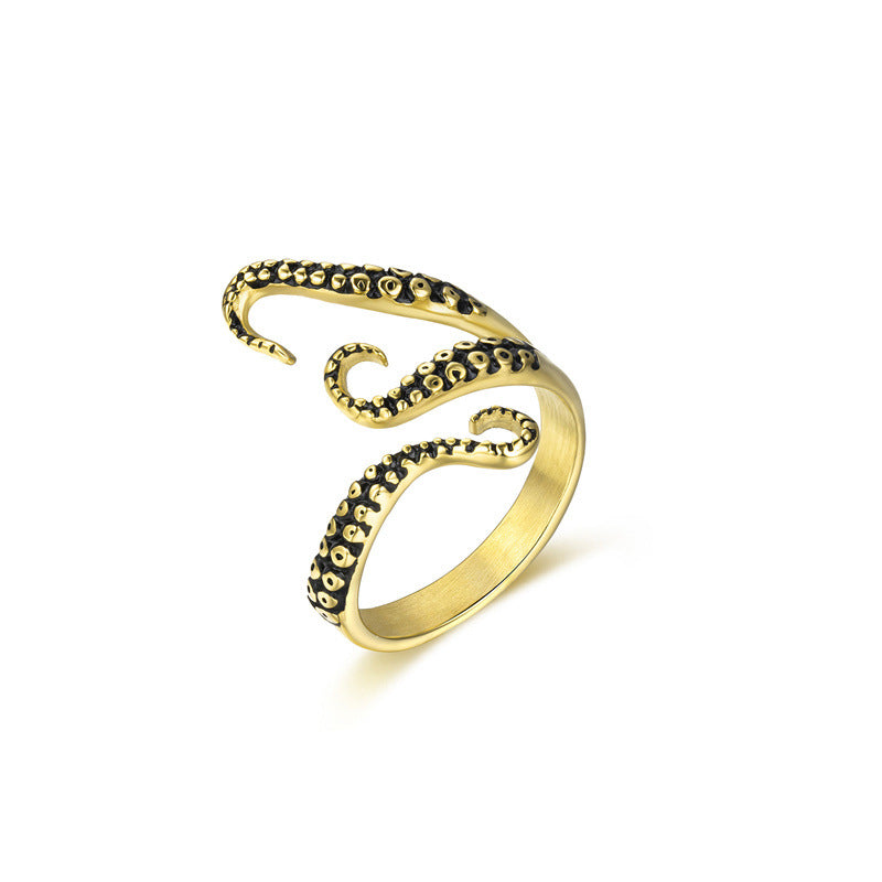 Damen Ring mit romantischem Federmotiv Shop Nory