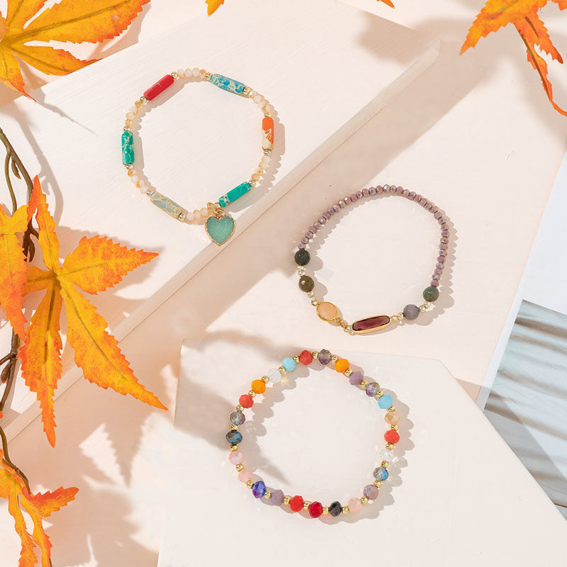 Buntes Perlenarmband Set | Shop Nory