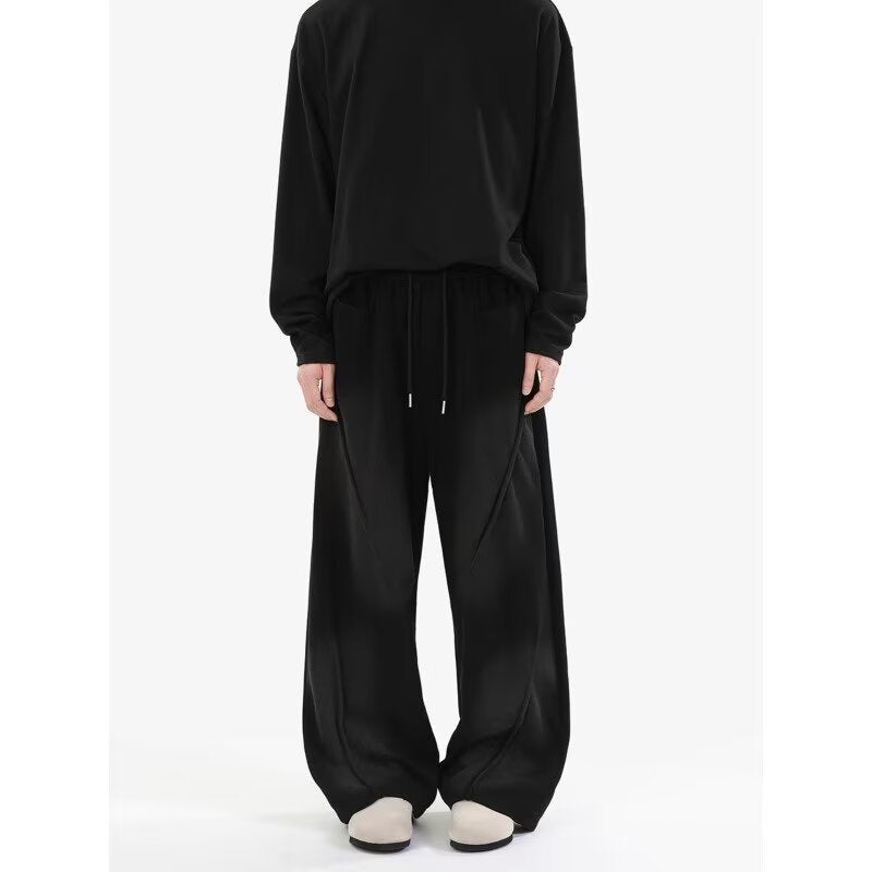 Herren Extreme Oversize Jogginghose mit extra weitem Bein, Kordelzug und Eingrifftaschen Shop Nory