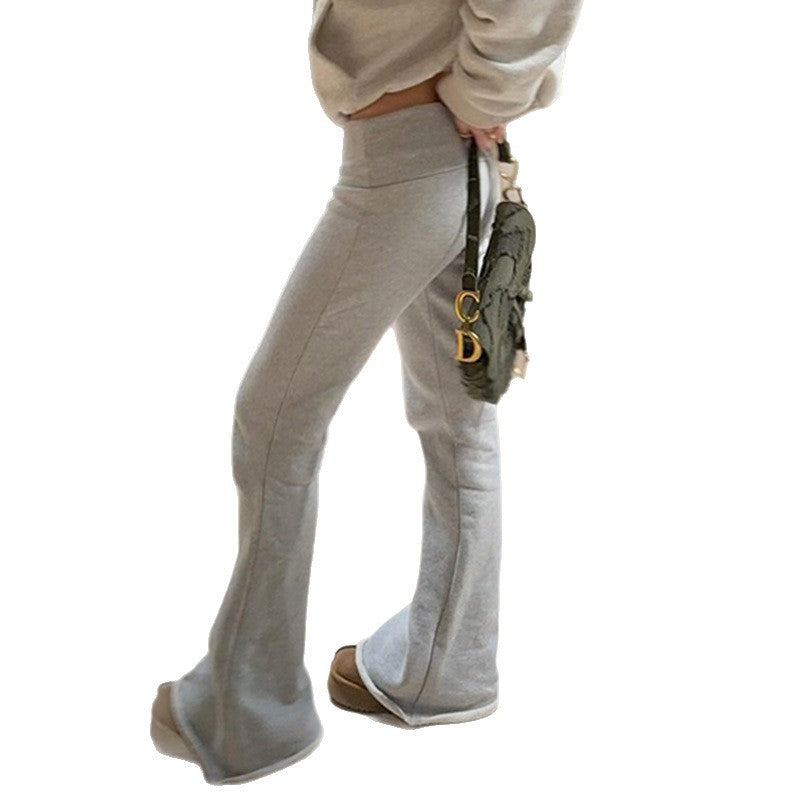 Damen nan weiche Highwaist Yoga-Schlaghose mit ausgestelltem Bein und Stretchbund Shop Nory
