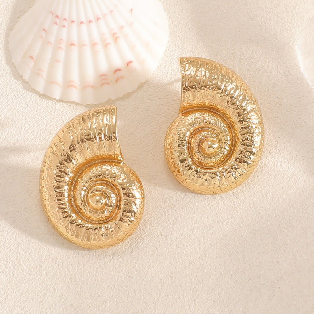 Damen Ohrstecker im exklusiven Muscheldesign Shop Nory