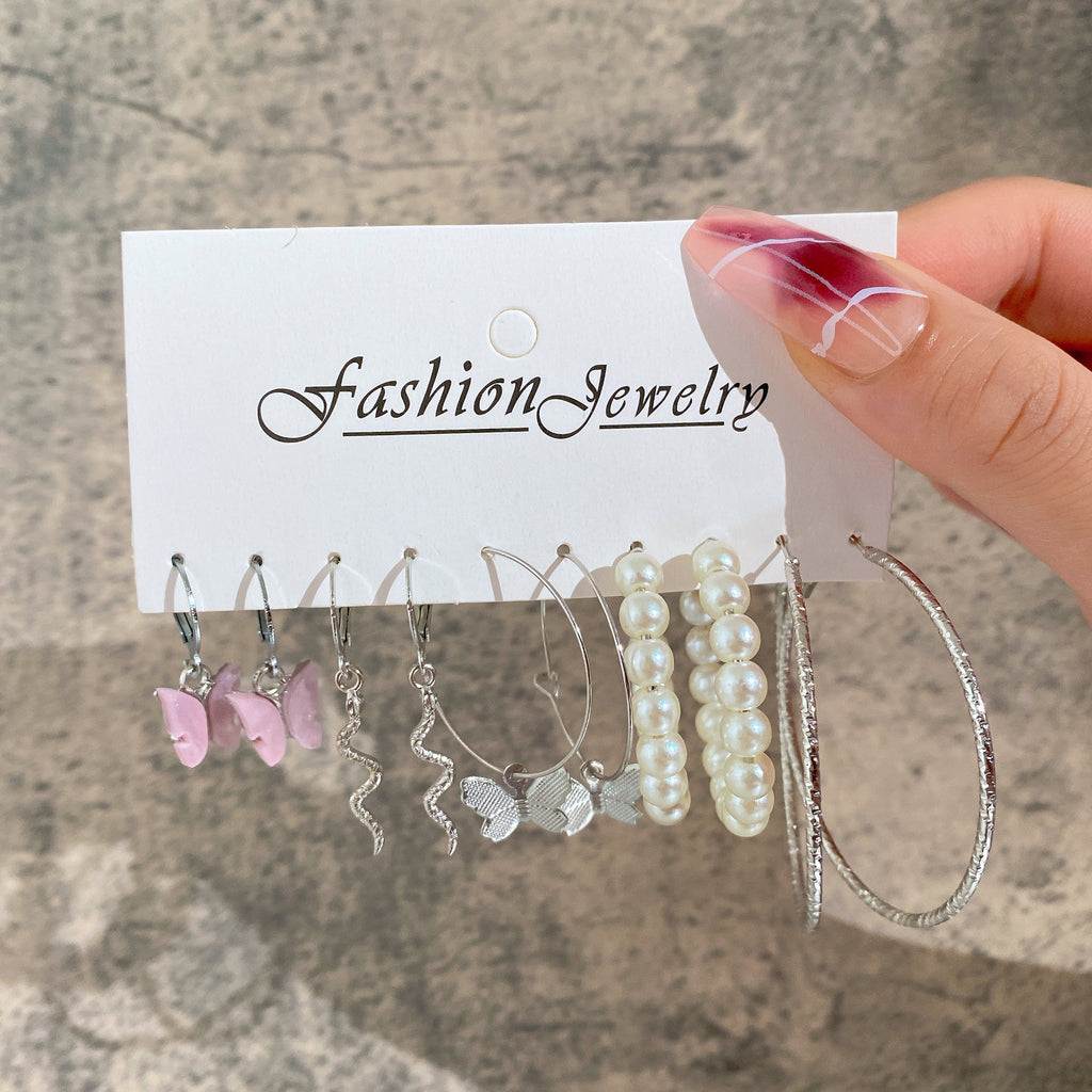 Damen Ohrringe Set mit vielfältigen Designs und funkelnden Akzenten Shop Nory