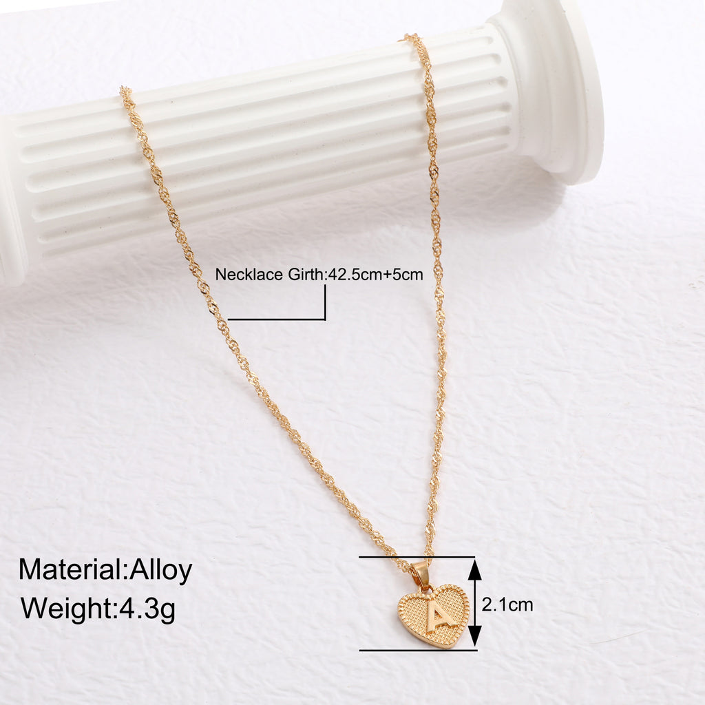 Damen Halskette mit herzförmigem Anhänger und kunstvollem Design Shop Nory
