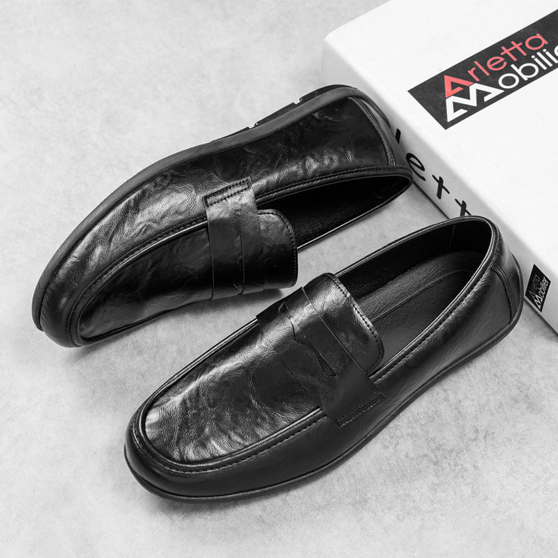 Herren Elegante Mokassins mit feinen Detailnähte Shop Nory