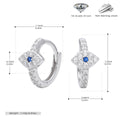 Damen Ohrhänger im zeitgemäßen Augen-Design aus hochwertigem 925 Sterling Silber Shop Nory