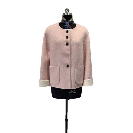 Damen Gemütliche Gestrickte Wollmischung Jacke Shop Nory