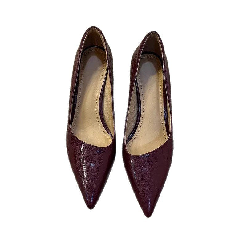 Damen elegante Pumps mit modischem Spitzendesign und bequemer Innensohle