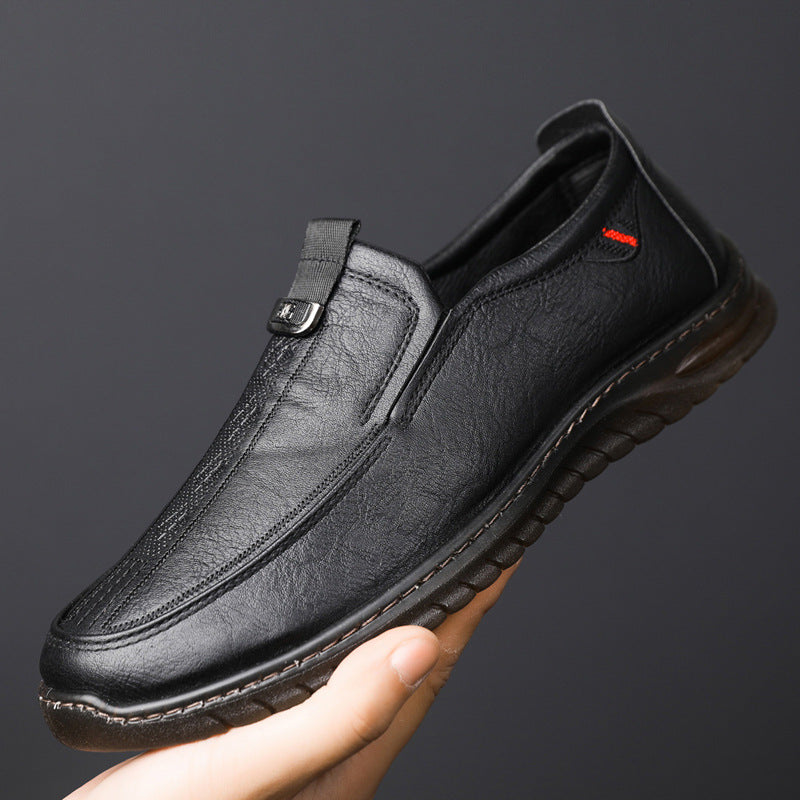 Damen elegante und bequeme Slipper aus Leder