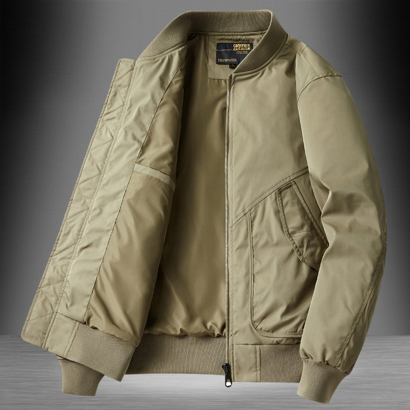 Herren Classic Bomberjacke im Utility-Look mit gesteppter Thermofütterung und Schrägeingrifftaschen Shop Nory