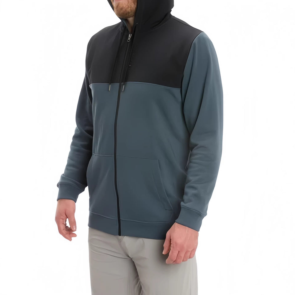 Herren Sportliche Kapuzenjacke mit stylischem Farbblock-Design