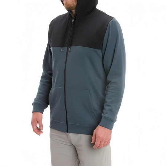 Herren Sportliche Kapuzenjacke mit stylischem Farbblock-Design
