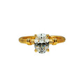 Damen eleganter Ring mit ovalem Zirkon-Shop Nory