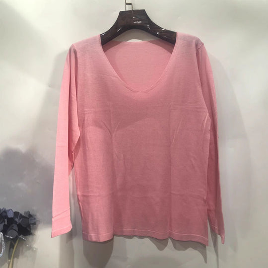 Herren V-Ausschnitt Shirt mit innovativem Strukturdesign