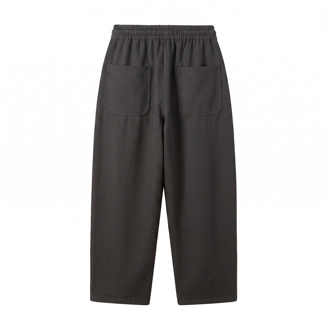 Damen Relaxed-Cropped Jogpant mit Tunnelzug, seitlichen Falten und Eingrifftaschen Shop Nory