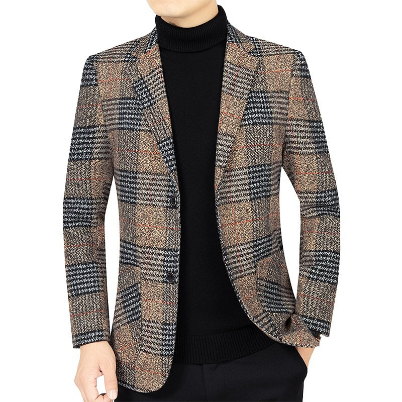 Herren Kariertes Sakko in Glencheck-Tweedoptik mit schmaler Silhouette Shop Nory