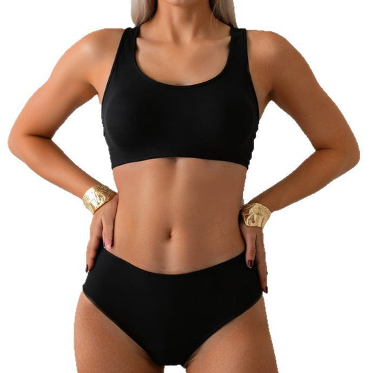 Damen Sportlicher Bikini mit körperbetontem Schnitt