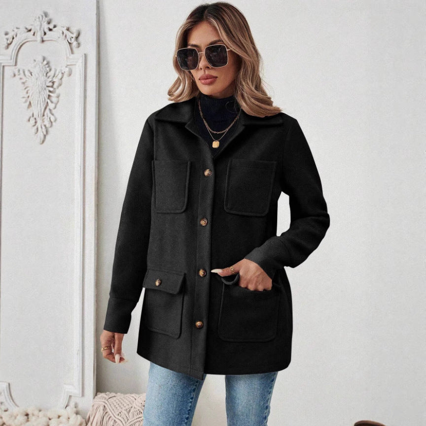 Damen Modische Utility-Jacke